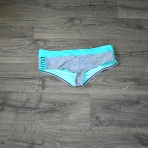 Athleta Womens Gray/Blue Hipster Bathing Suit Bottoms Sz XL